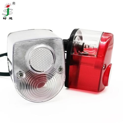 時(shí)進(jìn)UTV電動摩托車三輪車后尾燈 集牌照燈、反光器于一體的白罩工廠批發(fā)指南